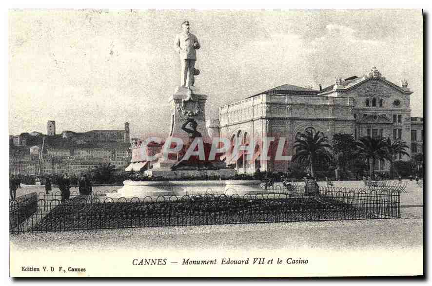 REPRO Cannes Monument Edouard VII et le Casino 