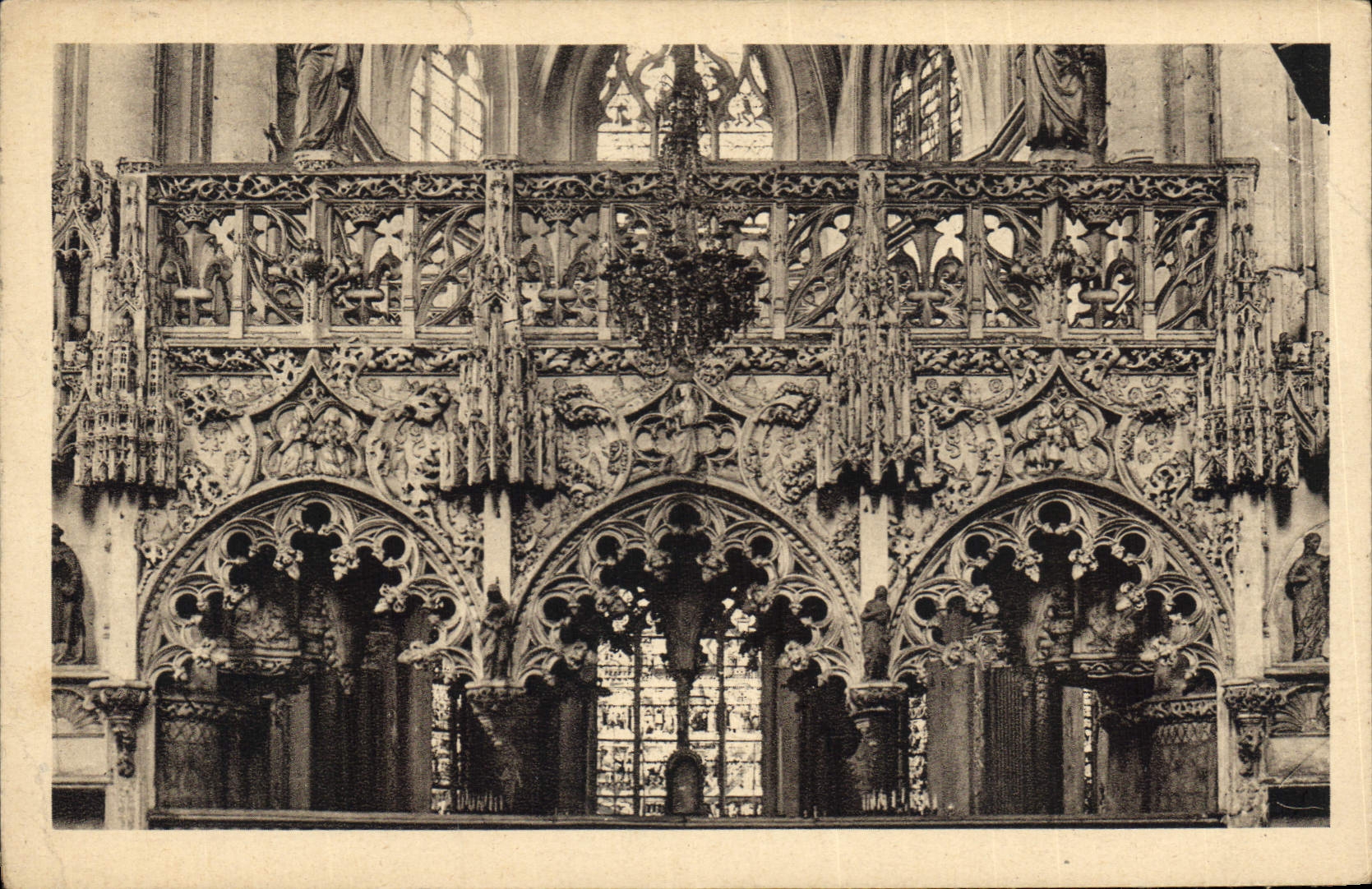 Jubé de la Madeleine — Troyes (Aube) — Régie de l'Imprimerie, Troyes