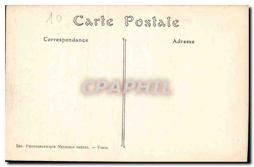 CPA Troyes Eglise Saint Jean Maitre Autel Bapteme du Christ  — Back