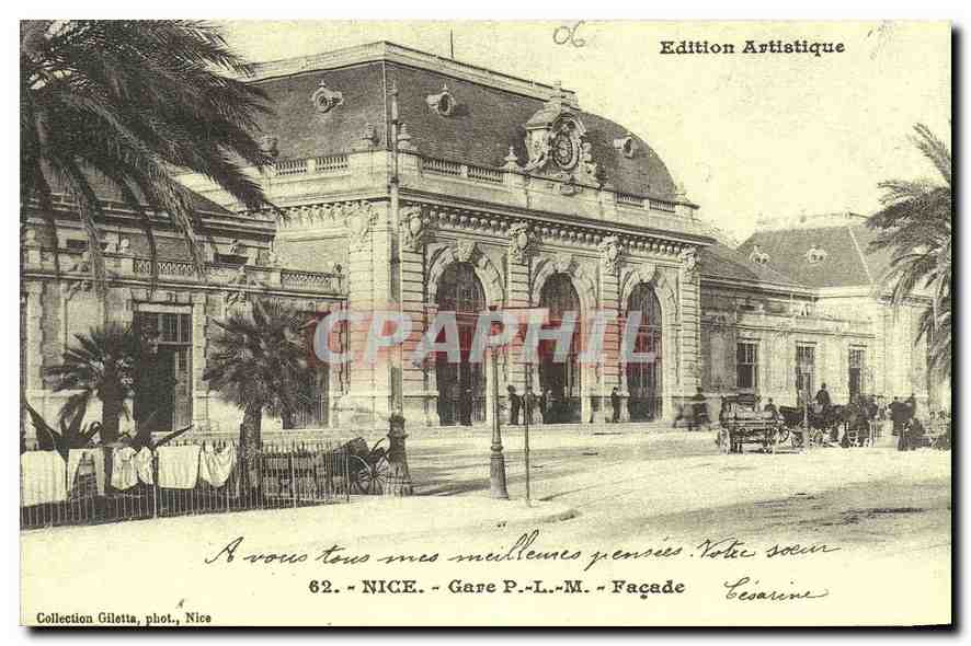 REPRO Nice Gare P L M Facade 