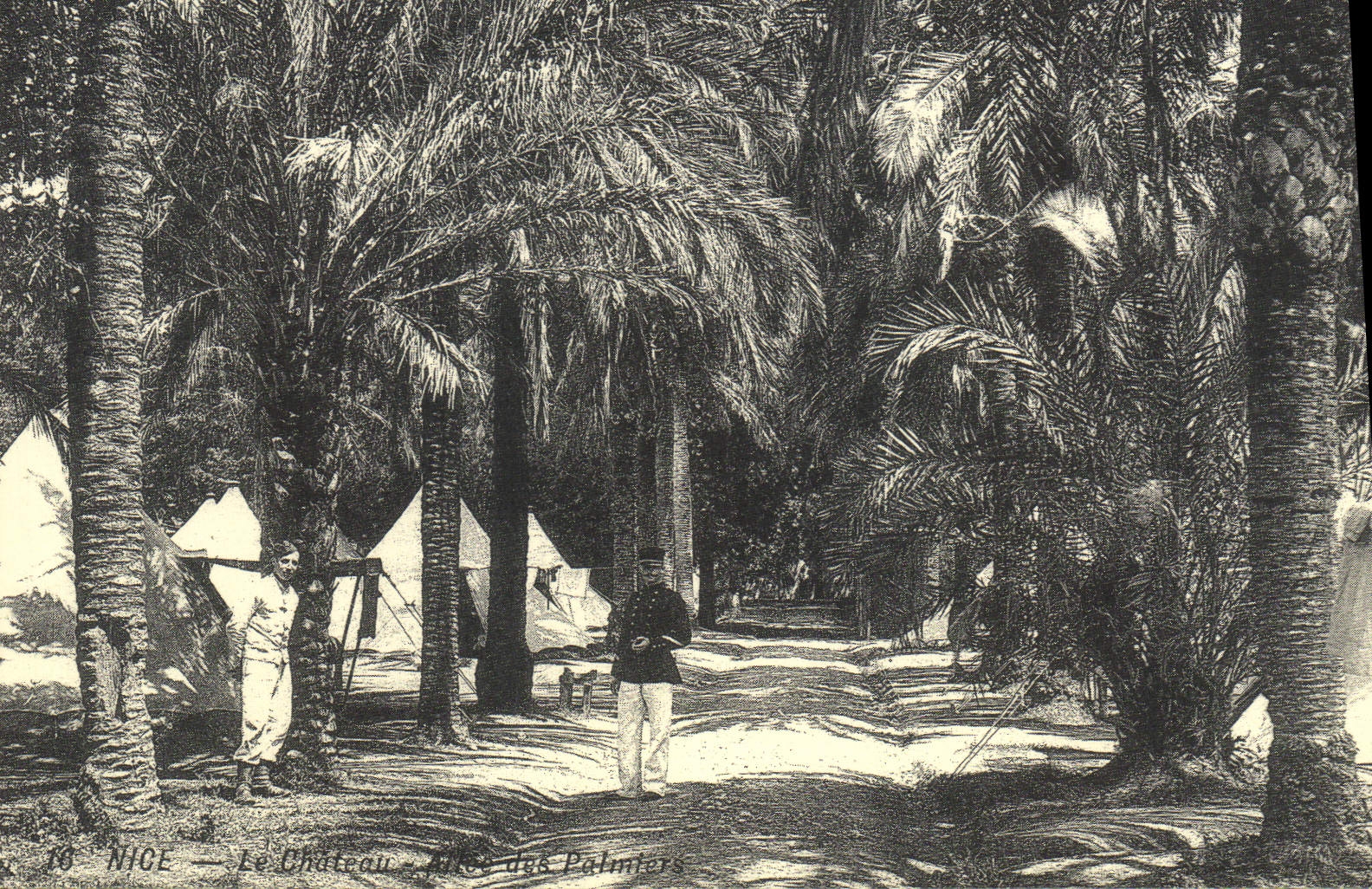 REPRO Nice Le Chateau Allee des Palmiers 