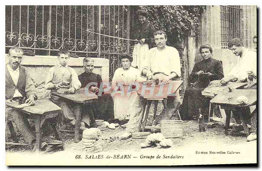REPRO Salies de Bearn Groupe de Sandaliers 