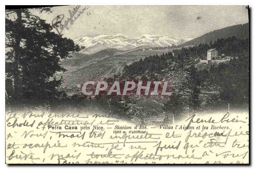 REPRO Peira Cava pres Nice Station d'Ete Villas l'Aiglon et les Rochers 