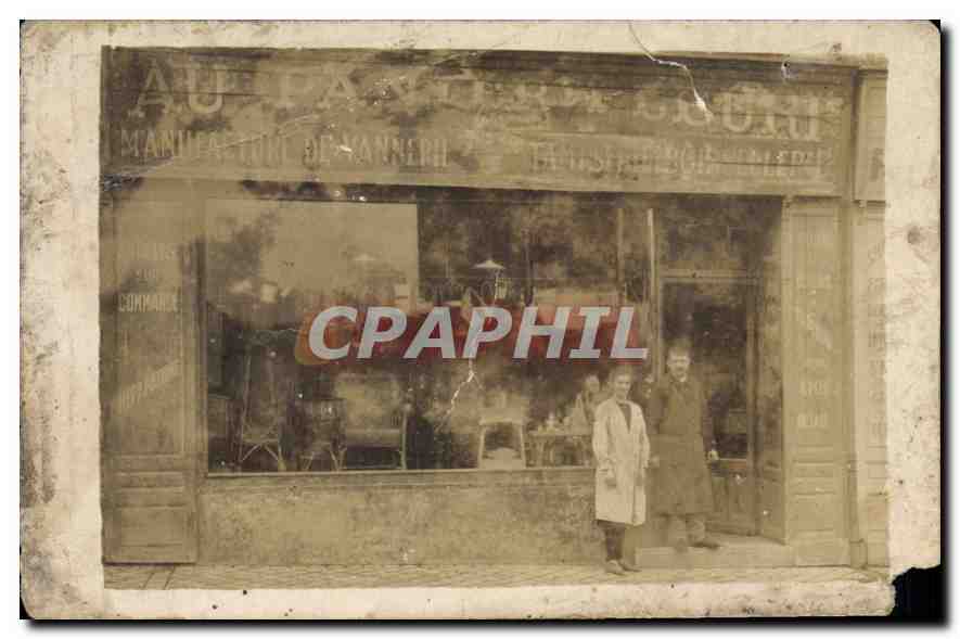 CARTE PHOTO Au Panier flueir