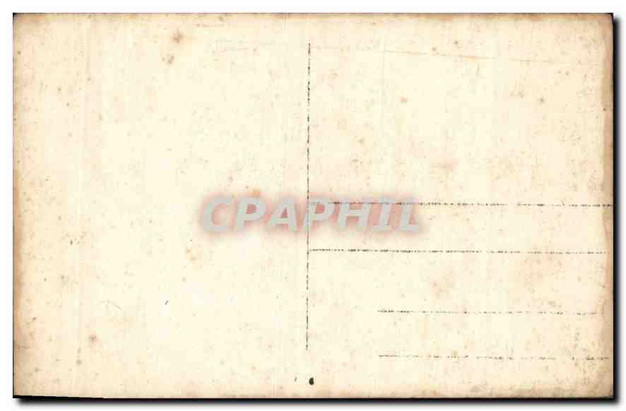 CARTE PHOTO Personnages Folklore Paysans — Verso