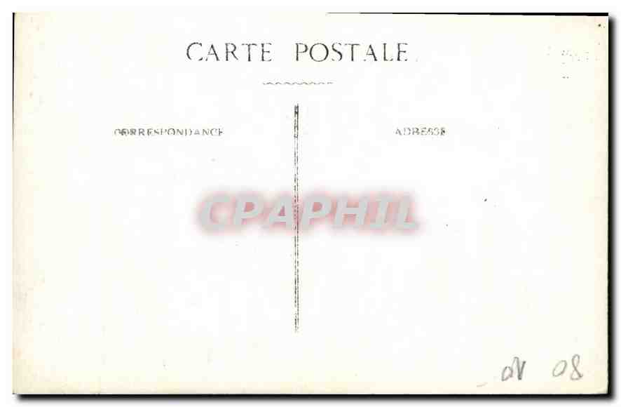 CARTE PHOTO Personnages — Rückseite