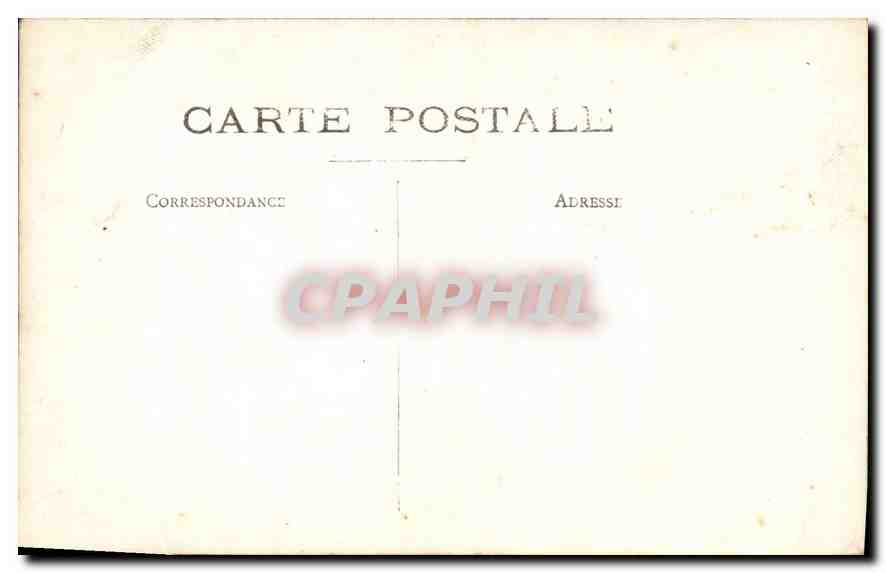 CARTE PHOTO Personnages — Rückseite