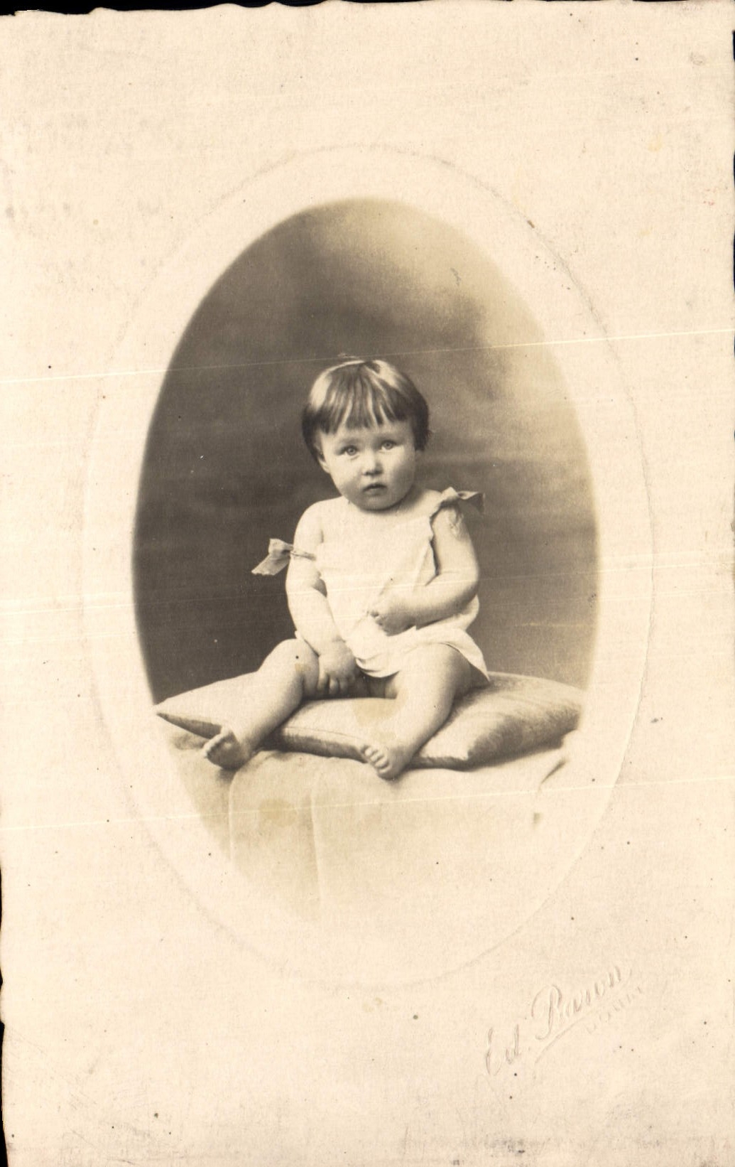 CARTE PHOTO Enfant Bebe