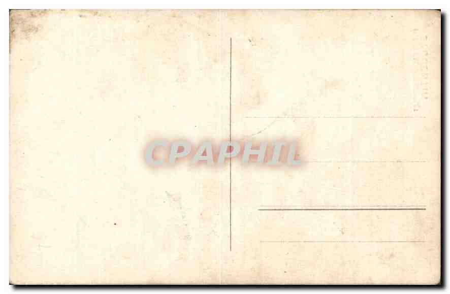 CARTE PHOTO Personnages — Rückseite