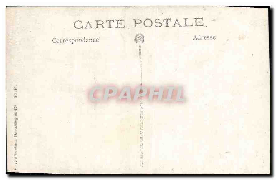 CARTE PHOTO Femme — Verso