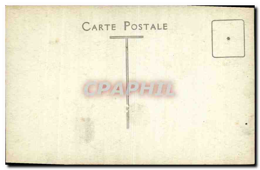 CARTE PHOTO Femme — Verso