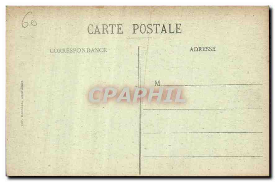 CPA Pierrefonds Le Chateau Interieur de Salle  — Rückseite