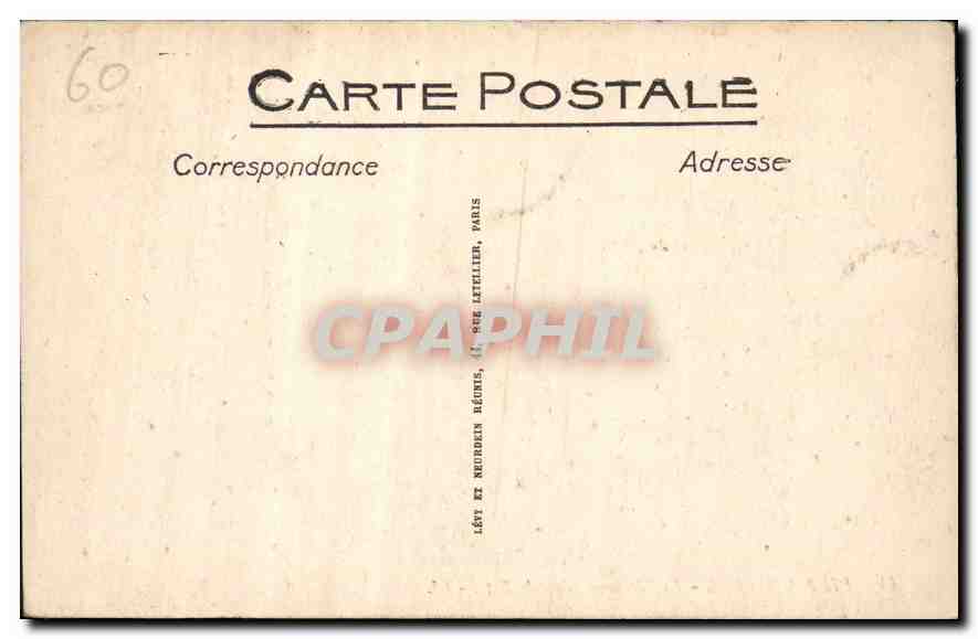 Pierrefonds - Das Schloss (Ostfassade) - LL — Rückseite