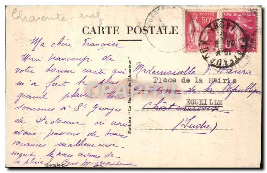 Saint-Georges-de-Diddonne — Les Rochers — CPAPHIL — Reverso