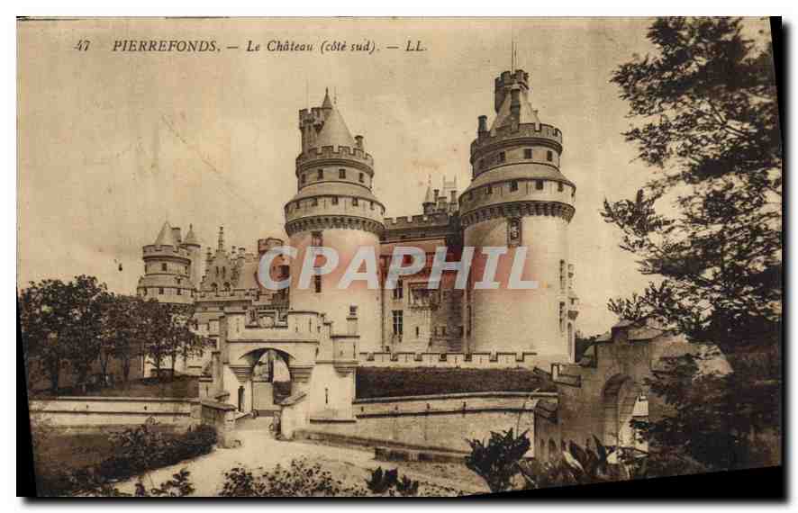 CPA Pierrefonds Le Chateau Cote Sud 