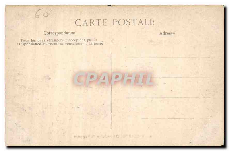 Pierrefonds — Salon de Réception — Éditeur E.P.D. n°6 — Rückseite