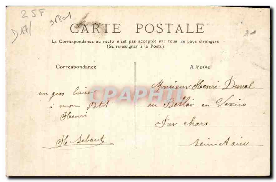 CPA Royan Le Casino de Foncillon  — Back