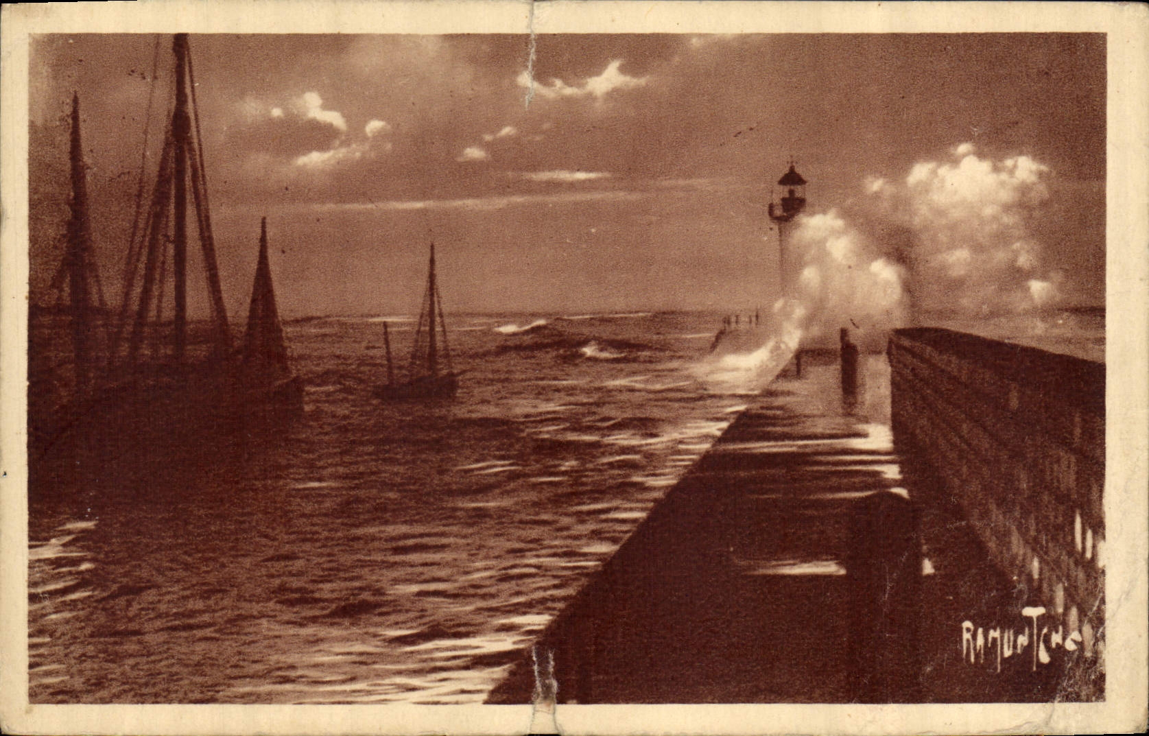 L'Île d'Oléron — Port de la Cotinière — Éditions Artistiques Raymond Bergevin