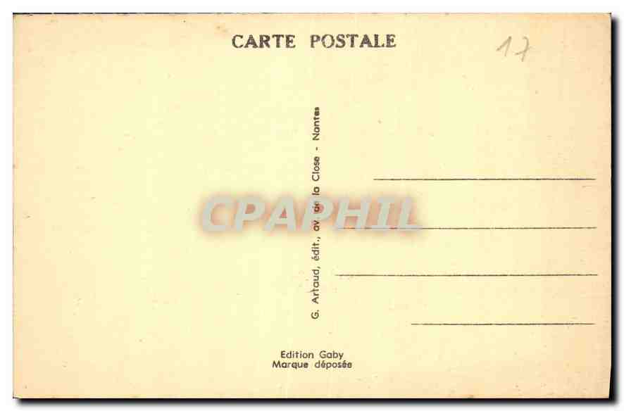 CPA La Rochelle Pallice Le Mote d'Escale  — Verso