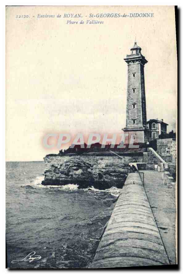 CPA Environs de Royan St Georges de Didonne Phare de Vallieres 
