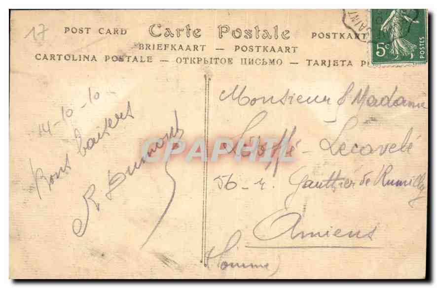 CPA Saintes Arenes Gallo Romaines Vue Generale  — Back