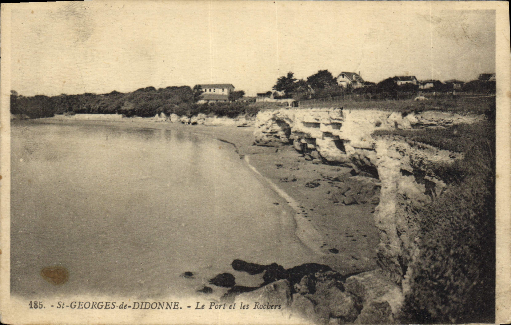 CPA St Georges de Didonne Le Port et les Rochers 