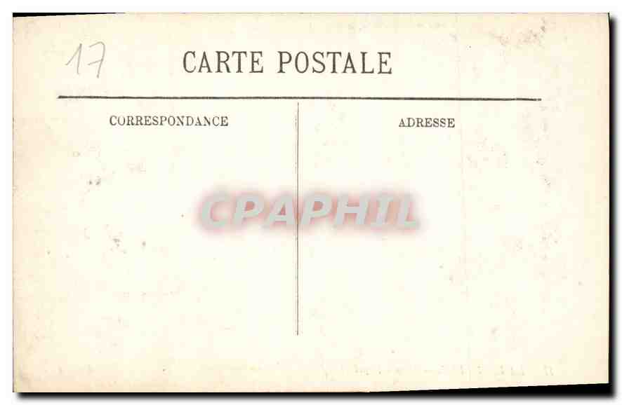 CPA La Rochelle Maison Henri II  — Rückseite