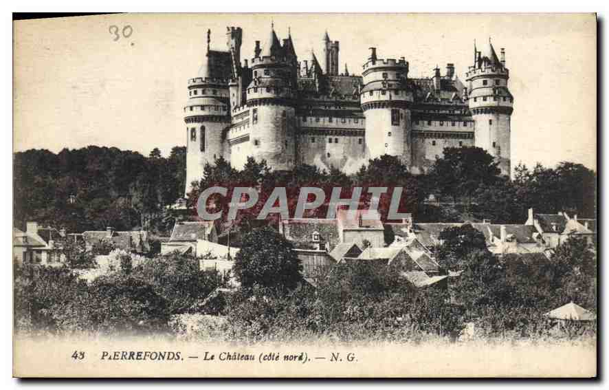 CPA Pierrefonds Le Chateau Cote Nord 