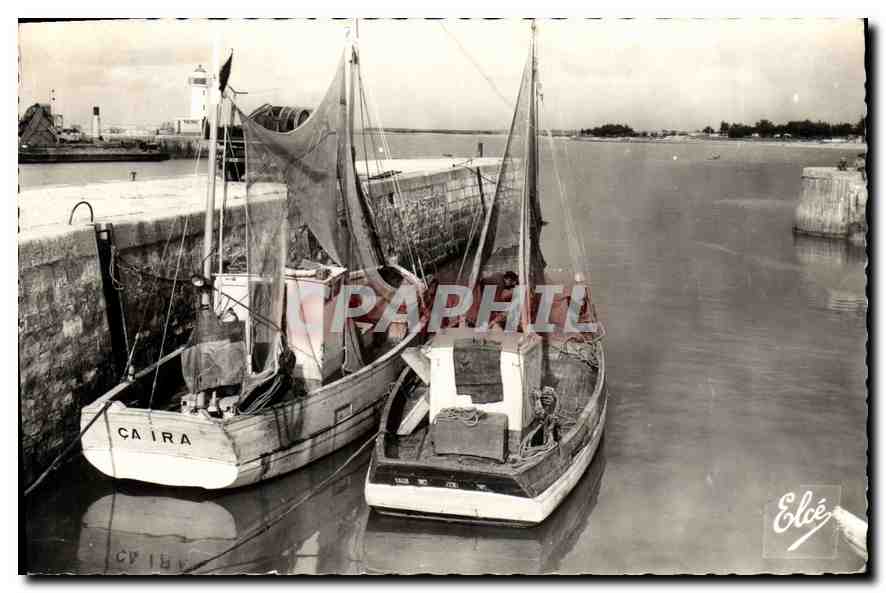 Deux bateaux de pêche à La Platie — Éditeur Elcé, n° 154