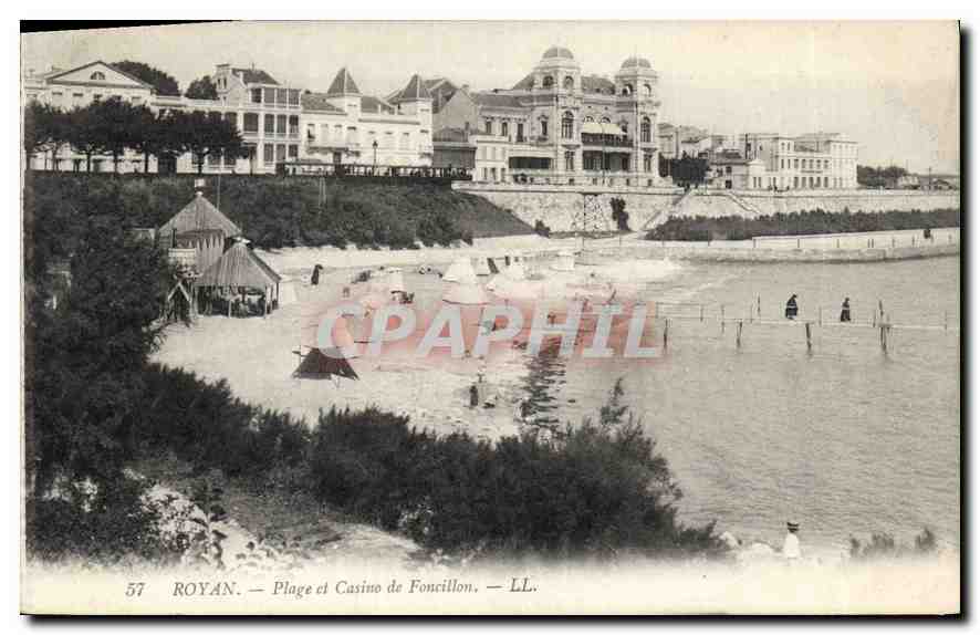 Royan — Plage et Casino de Foncillon — LL. n°57