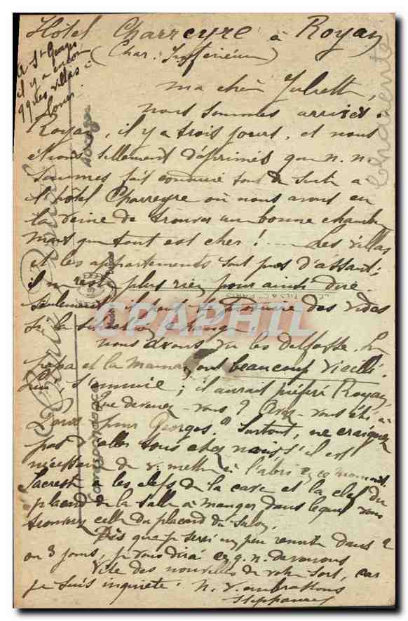 Saint-Georges-de-Didonne — La Plage — Édition Nouvelles Galeries, n°40 — Rückseite