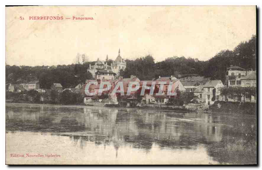 Pierrefonds — Panorama — Édition Nouvelles Galeries - Recto