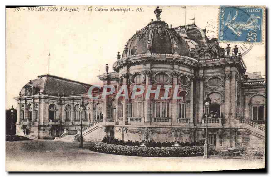 CPA Royan Cote d'Argent Le Casino Municipal 