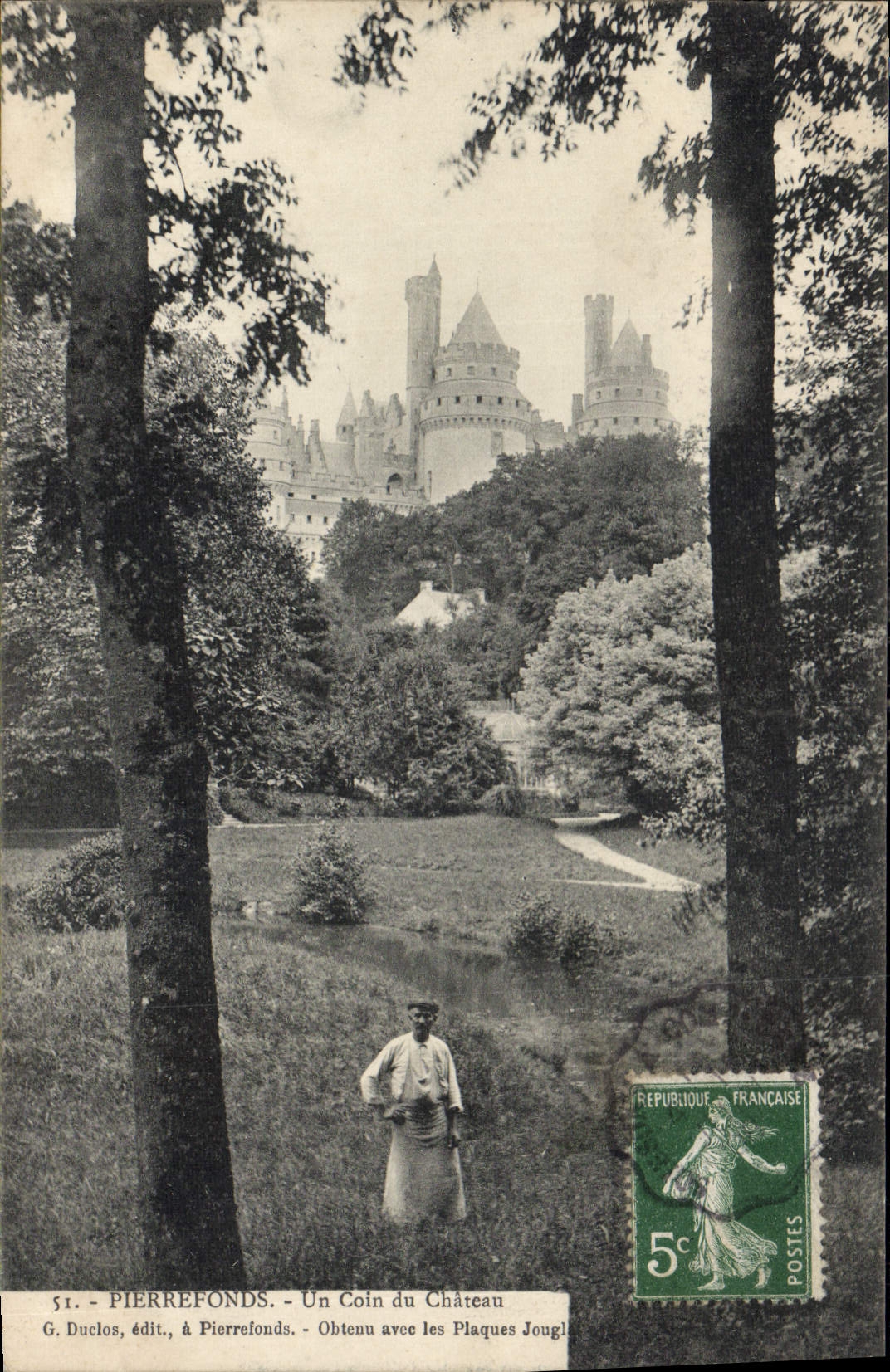 Pierrefonds — Un Coin du Château — G. Duclos, édit., à Pierrefonds
