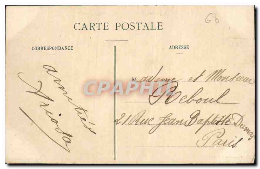 CPA Chateau de Chantilly Oise Vue generale  — Rückseite