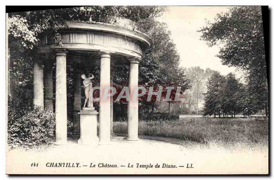 CPA Chantilly Le Chateau Le Temple de Diane 