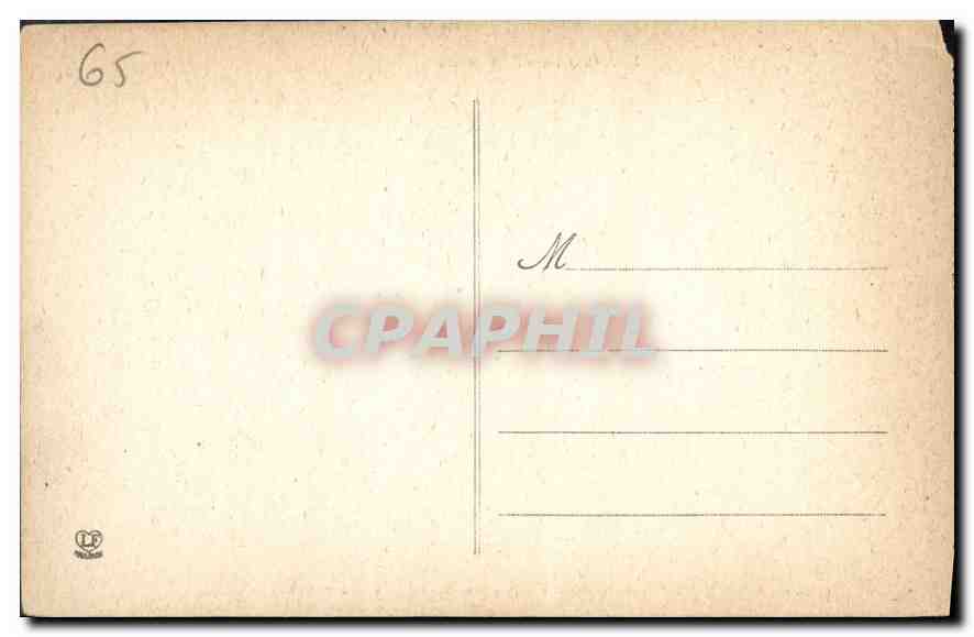 CPA Cauterets Pont de Meyabat et le Peguere — Verso