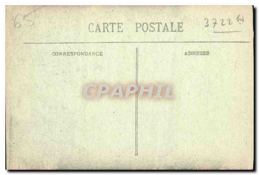 CPA Lourdes Hopital St Fral  — Rückseite