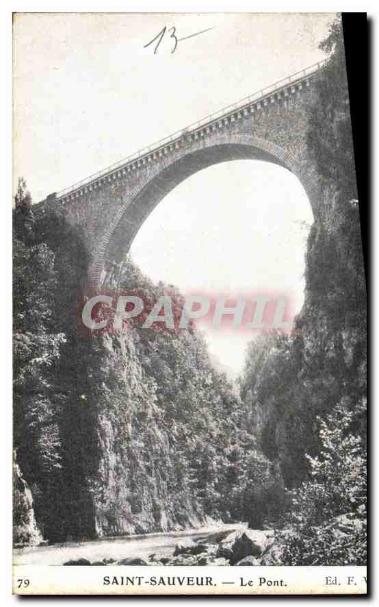 CPA Saint Sauveur Le Pont 