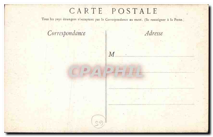 CPA Saint Sauveur Le Pont  — Rückseite