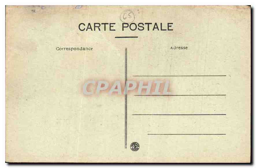 CPA Bagneres de Bigorre Allees Dramatiques  — Verso
