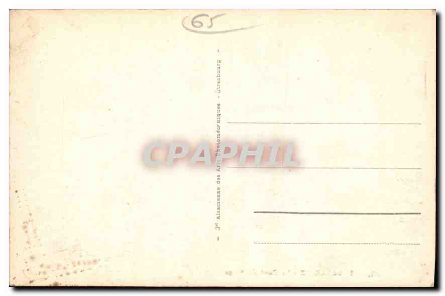 CPA Gavarnie Le Pont de Neige  — Verso