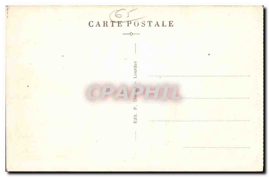 CPA Gavarnie Le Cirque  — Rückseite