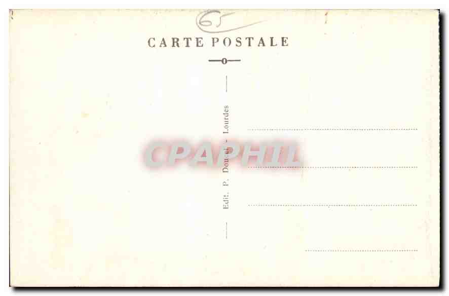 CPA Gavarnie Le Cirque  — Verso