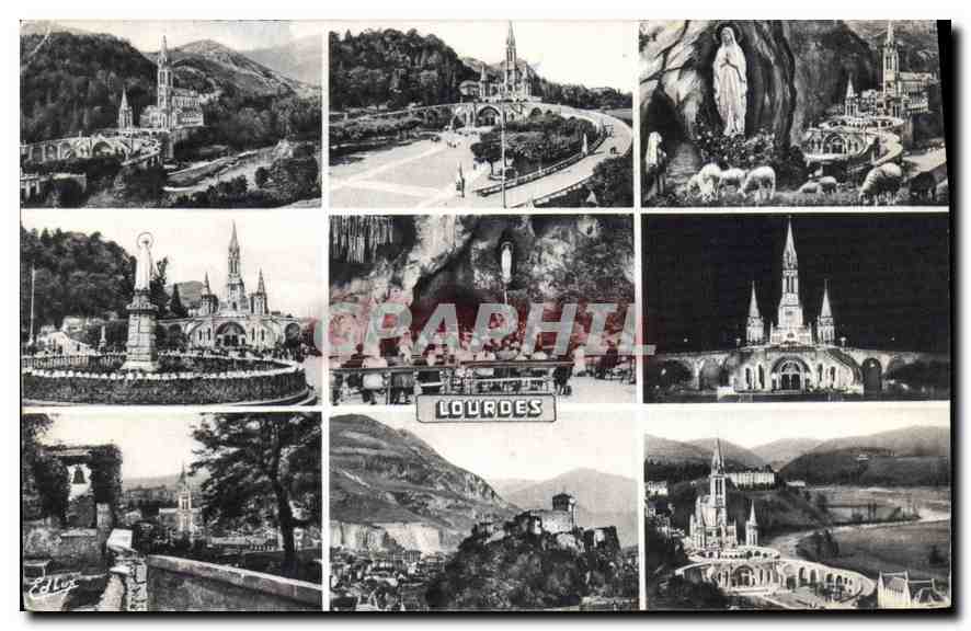 CPA Lourdes La Basilique l'Apparition la Vierge Couronnee 