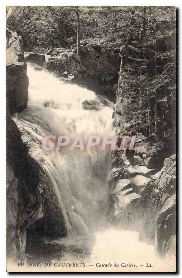 CPA Env de Cauterets Cascade du Cerisey 