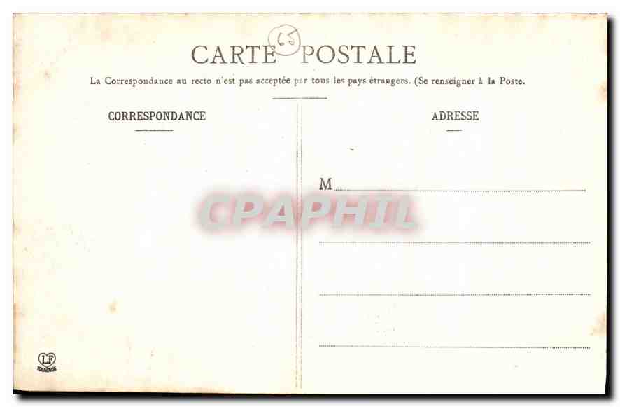 CPA St Sauveur Le Pont Napoleon  — Verso