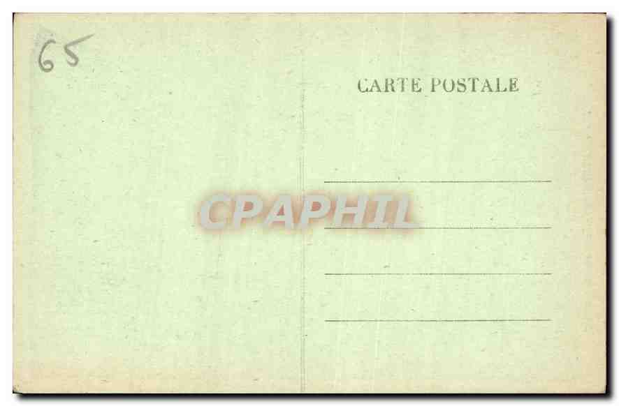Cauterets — Cascade du Cerisey — éditeur non identifié, n° de série 375 — Verso