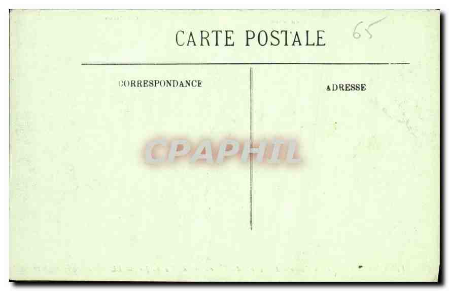 CPA Lourdes La Vallee d'Argeles vue de Funiculaire  — Verso
