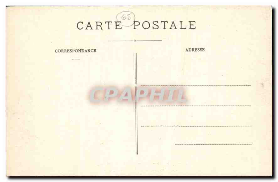 CPA Luz Saint Sauveur H Pyr Route de Gavarnie Porte d'Espagne  — Verso